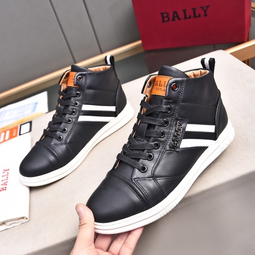 Replica Bally High-Tops Shoes For Men #1256661 $85.00 USD for Wholesale