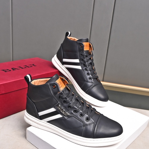 Replica Bally High-Tops Shoes For Men #1256661 $85.00 USD for Wholesale