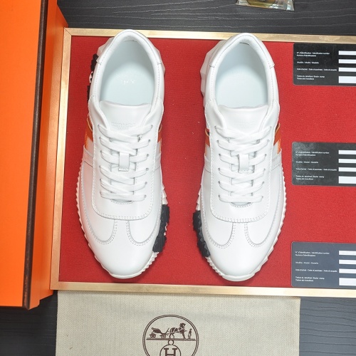 Replica Hermes Casual Shoes For Men #1256704 $100.00 USD for Wholesale