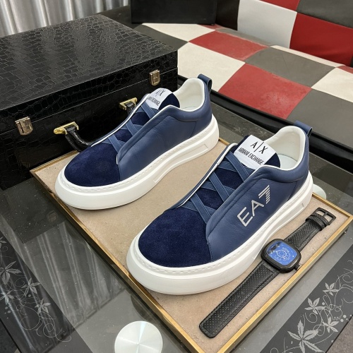 Armani Casual Shoes For Men #1256716 $85.00 USD, Wholesale Replica Armani Casual Shoes