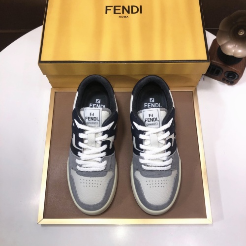 Replica Fendi Casual Shoes For Men #1256730 $105.00 USD for Wholesale