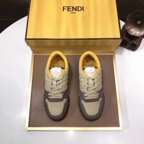 Replica Fendi Casual Shoes For Men #1256736 $105.00 USD for Wholesale