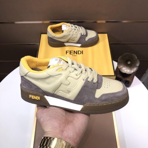 Replica Fendi Casual Shoes For Men #1256736 $105.00 USD for Wholesale