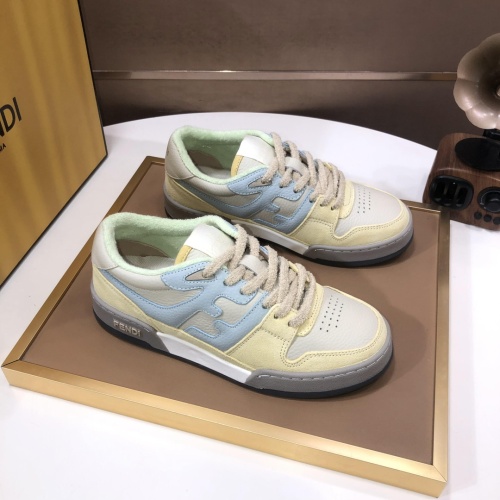 Replica Fendi Casual Shoes For Men #1256738 $105.00 USD for Wholesale