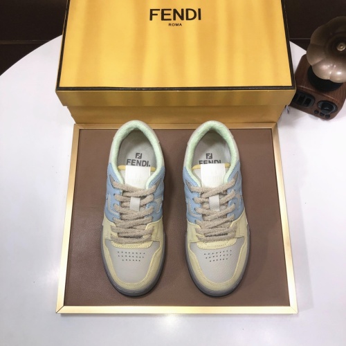 Replica Fendi Casual Shoes For Men #1256738 $105.00 USD for Wholesale