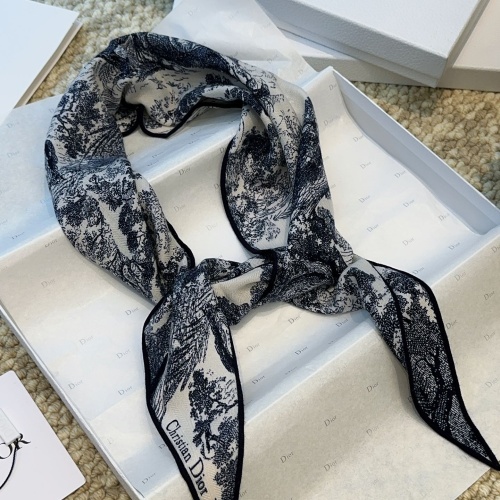 Replica Christian Dior Silk Scarf #1256739 $56.00 USD for Wholesale