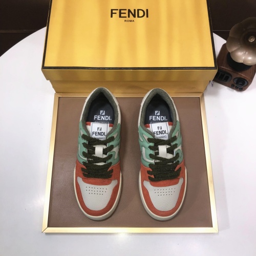 Replica Fendi Casual Shoes For Men #1256741 $105.00 USD for Wholesale