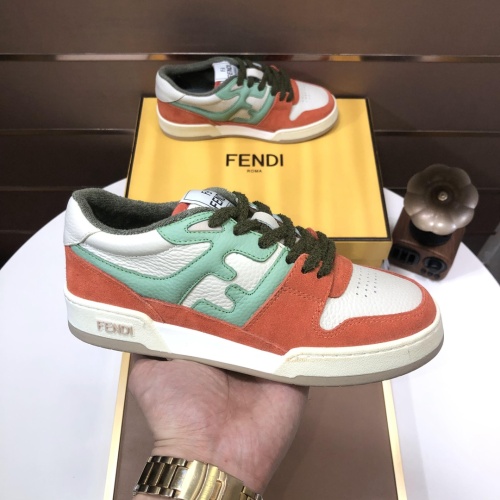 Replica Fendi Casual Shoes For Men #1256741 $105.00 USD for Wholesale