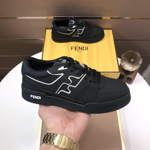 Replica Fendi Casual Shoes For Men #1256754 $105.00 USD for Wholesale