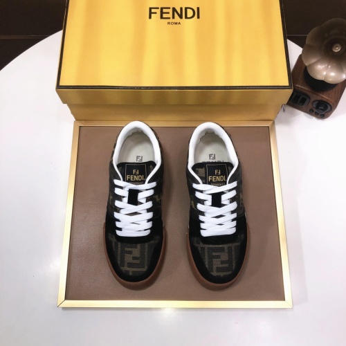 Replica Fendi Casual Shoes For Men #1256762 $105.00 USD for Wholesale