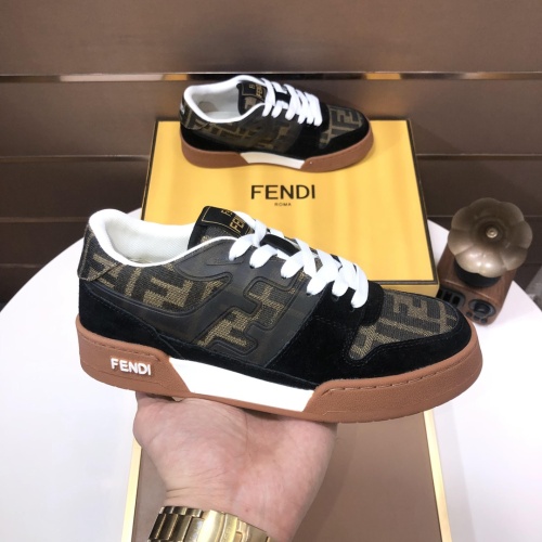 Replica Fendi Casual Shoes For Men #1256762 $105.00 USD for Wholesale