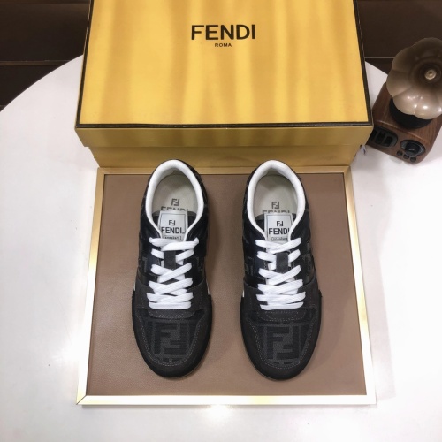 Replica Fendi Casual Shoes For Men #1256764 $105.00 USD for Wholesale