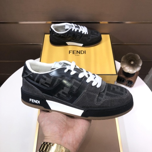 Replica Fendi Casual Shoes For Men #1256764 $105.00 USD for Wholesale