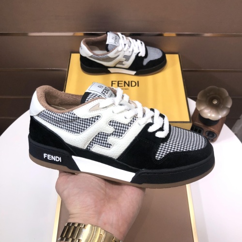 Replica Fendi Casual Shoes For Men #1256766 $105.00 USD for Wholesale