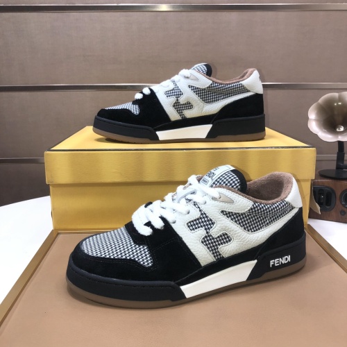 Replica Fendi Casual Shoes For Men #1256766 $105.00 USD for Wholesale