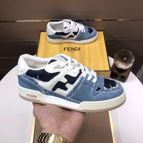 Replica Fendi Casual Shoes For Men #1256768 $105.00 USD for Wholesale