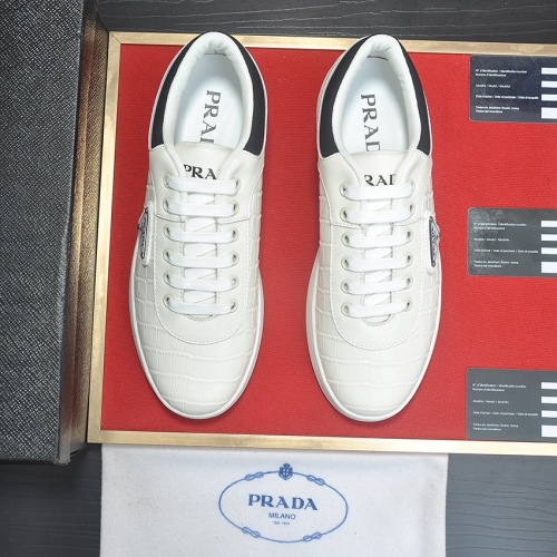 Replica Prada Casual Shoes For Men #1256778 $85.00 USD for Wholesale