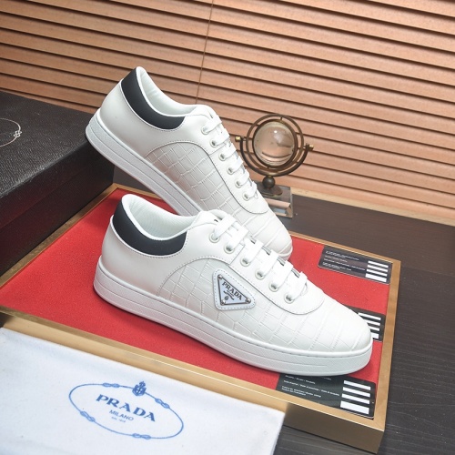 Replica Prada Casual Shoes For Men #1256778 $85.00 USD for Wholesale