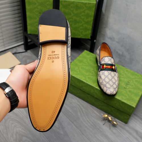 Replica Gucci Oxfords Shoes For Men #1256814 $88.00 USD for Wholesale