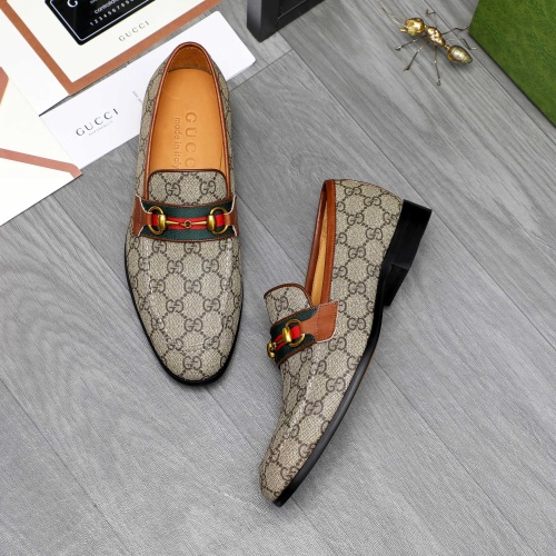 Replica Gucci Oxfords Shoes For Men #1256815 $88.00 USD for Wholesale