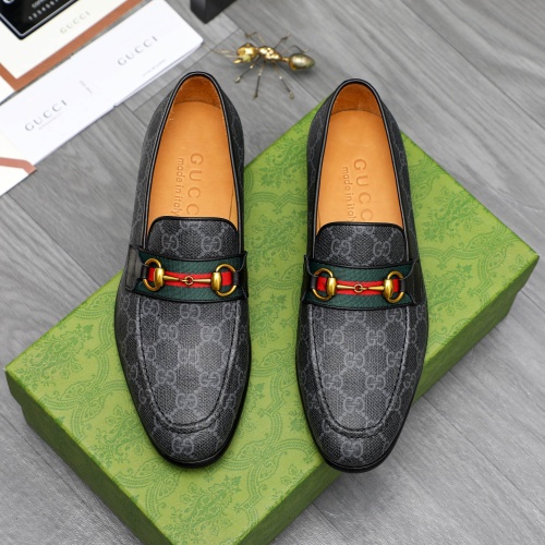 Replica Gucci Oxfords Shoes For Men #1256816 $88.00 USD for Wholesale