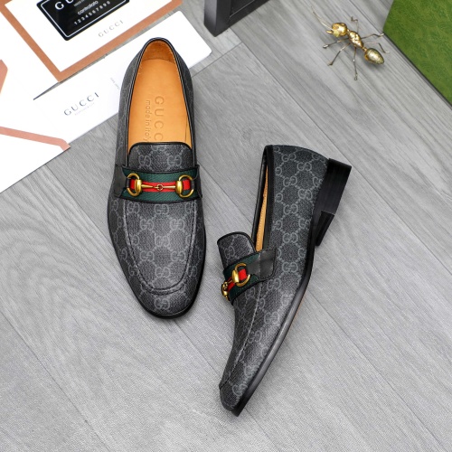 Replica Gucci Oxfords Shoes For Men #1256816 $88.00 USD for Wholesale