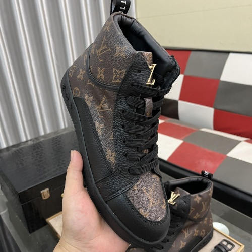 Replica Louis Vuitton High Tops Shoes For Men #1256822 $80.00 USD for Wholesale