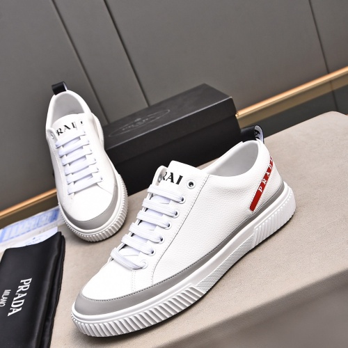 Replica Prada Casual Shoes For Men #1256864 $76.00 USD for Wholesale