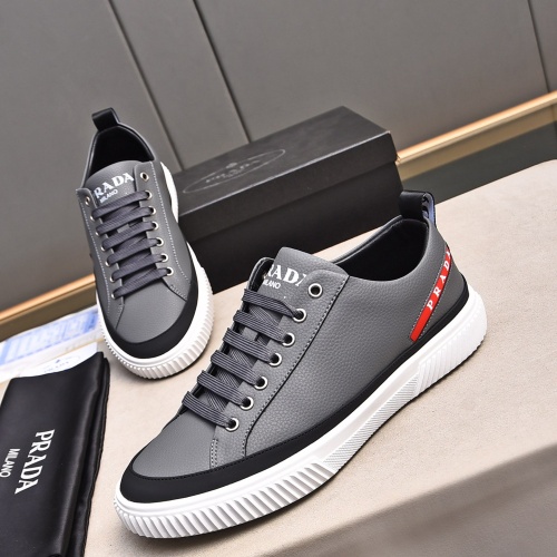 Replica Prada Casual Shoes For Men #1256865 $76.00 USD for Wholesale