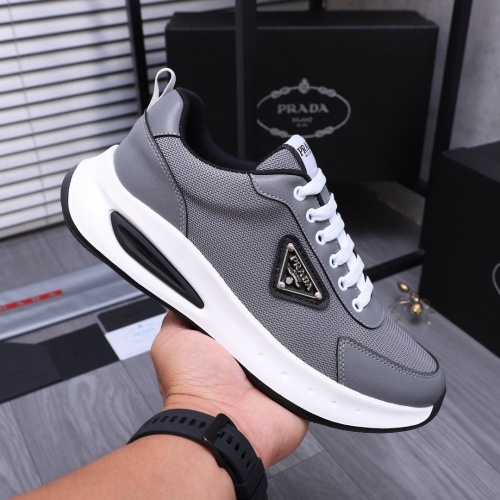 Replica Prada Casual Shoes For Men #1256900 $80.00 USD for Wholesale