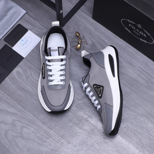 Replica Prada Casual Shoes For Men #1256900 $80.00 USD for Wholesale