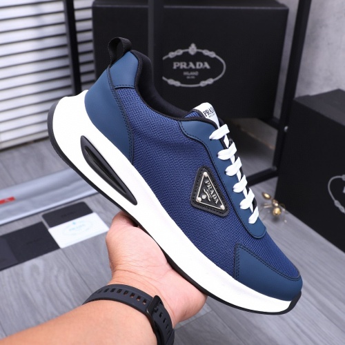 Replica Prada Casual Shoes For Men #1256901 $80.00 USD for Wholesale