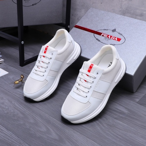 Replica Prada Casual Shoes For Men #1256903 $96.00 USD for Wholesale