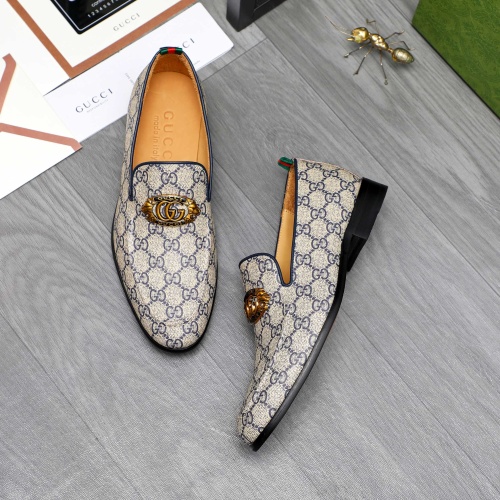 Replica Gucci Oxfords Shoes For Men #1256920 $88.00 USD for Wholesale