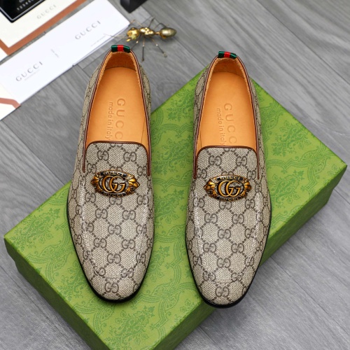 Replica Gucci Oxfords Shoes For Men #1256921 $88.00 USD for Wholesale