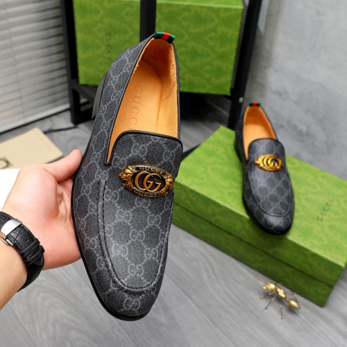 Replica Gucci Oxfords Shoes For Men #1256922 $88.00 USD for Wholesale