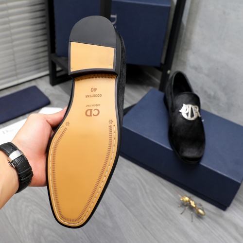 Replica Christian Dior Leather Shoes For Men #1256925 $96.00 USD for Wholesale