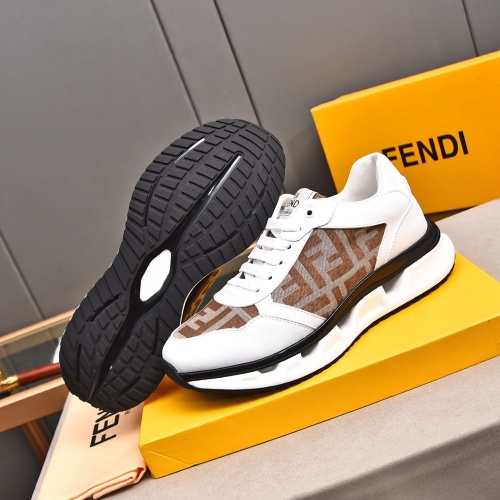 Replica Fendi Casual Shoes For Men #1256931 $80.00 USD for Wholesale