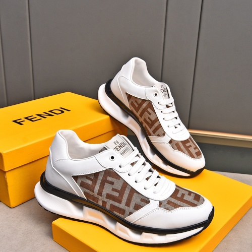 Replica Fendi Casual Shoes For Men #1256931 $80.00 USD for Wholesale