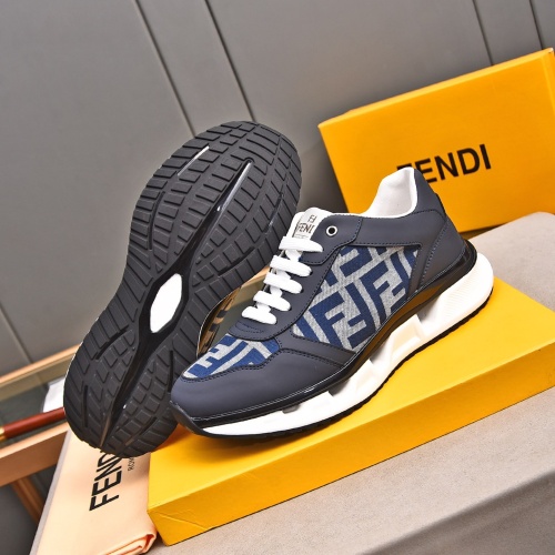 Replica Fendi Casual Shoes For Men #1256932 $80.00 USD for Wholesale