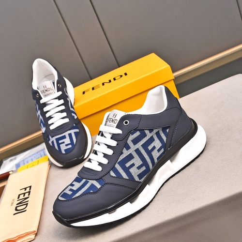 Replica Fendi Casual Shoes For Men #1256932 $80.00 USD for Wholesale