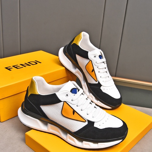 Replica Fendi Casual Shoes For Men #1256933 $80.00 USD for Wholesale