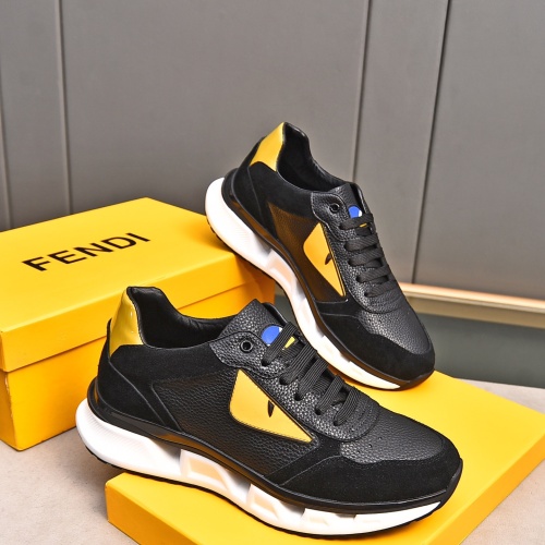 Replica Fendi Casual Shoes For Men #1256934 $80.00 USD for Wholesale