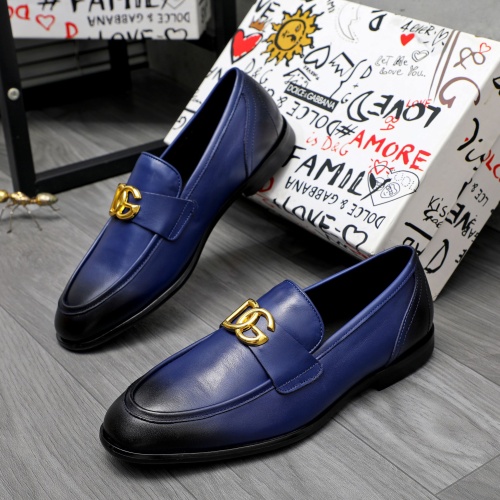 Dolce &amp; Gabbana D&amp;G Leather Shoes For Men #1256936 $125.00 USD, Wholesale Replica Dolce &amp; Gabbana D&amp;G Leather Shoes