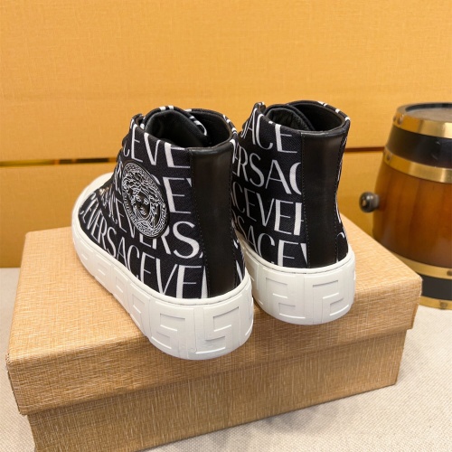 Replica Versace High Tops Shoes For Men #1256964 $76.00 USD for Wholesale