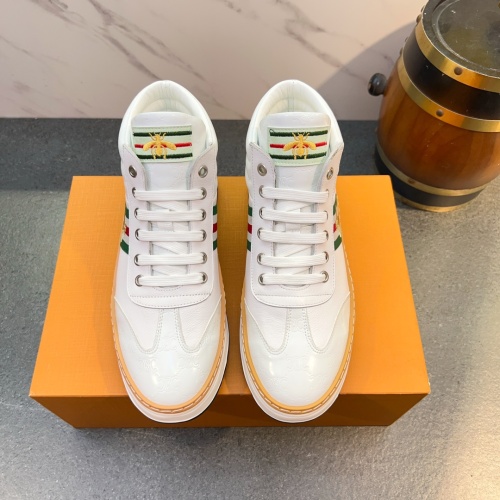 Replica Gucci High Tops Shoes For Men #1256971 $80.00 USD for Wholesale