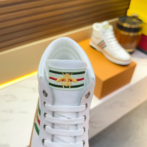 Replica Gucci High Tops Shoes For Men #1256971 $80.00 USD for Wholesale