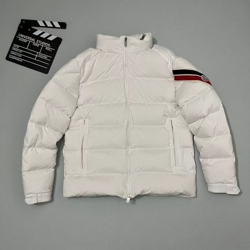 Replica Moncler Down Feather Coat Long Sleeved For Men #1256975 $172.00 USD for Wholesale