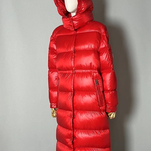 Replica Moncler Down Feather Coat Long Sleeved For Women #1256984 $172.00 USD for Wholesale