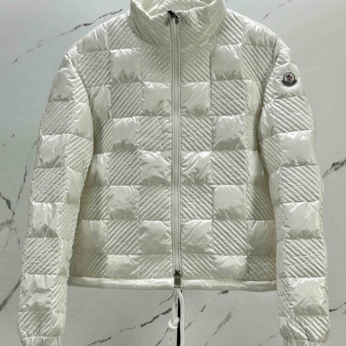 Moncler Down Feather Coat Long Sleeved For Women #1256985 $172.00 USD, Wholesale Replica Moncler Down Feather Coat